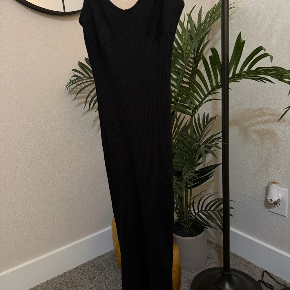 Lightweight knit slip style dress